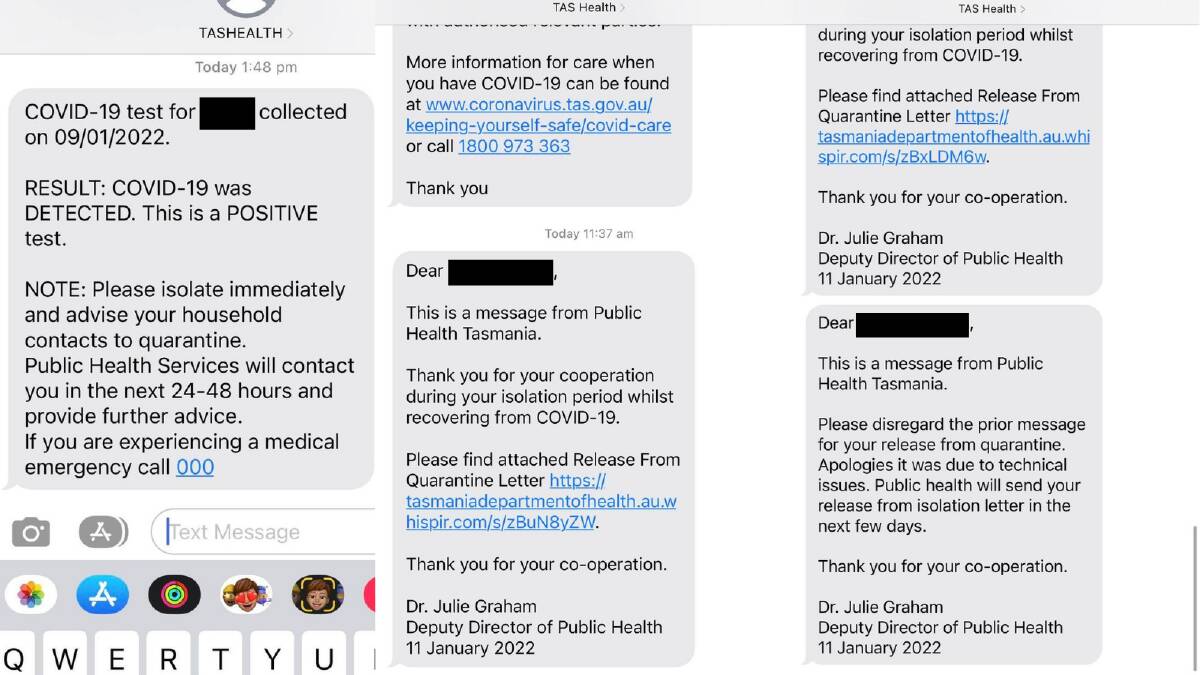 Thousands of incorrect messages sent freeing cases from quarantine