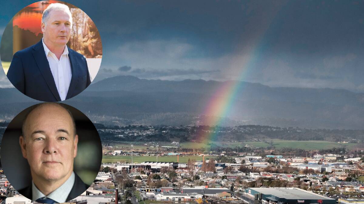 UTAS Stadium - the pot of gold at the end of the rainbow. Picture: Craig George