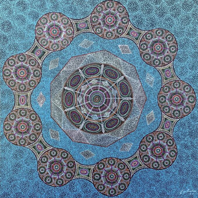 Killiecrankie Dreaming, inspired by Wybalenna. Generously supplied by senior Aboriginal Manegin Elder Greg Matthews. Picture: Supplied