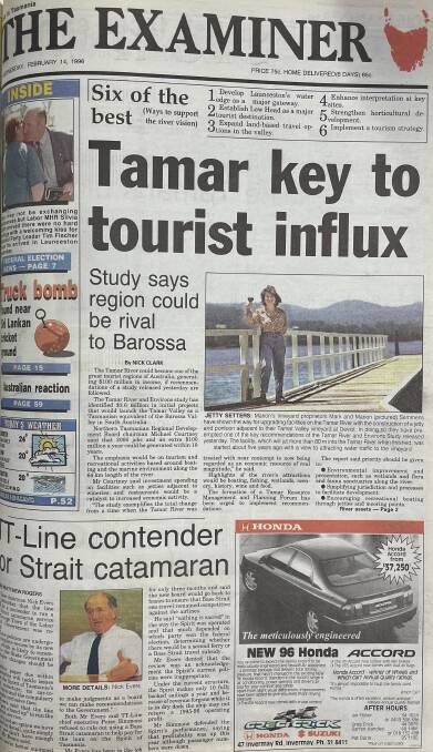 The Tamar, TT-Line and the Tasmanian handfish were all making news in 1996