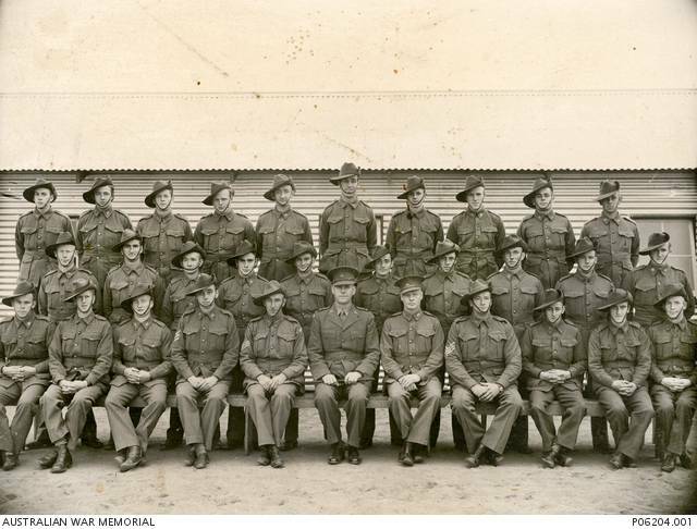 ALL SILENT: Men of the 2/40th. Picture: Australian War Memorial