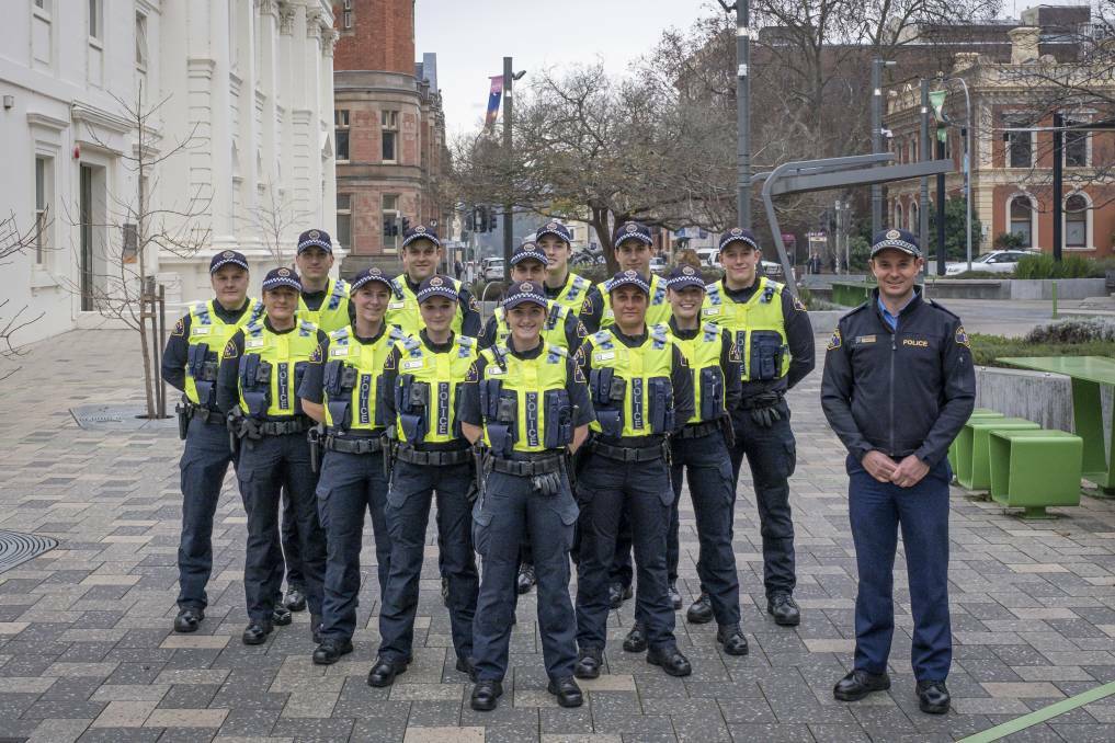 13 new constables joined the Launceston division in June. Picture: Craig George
