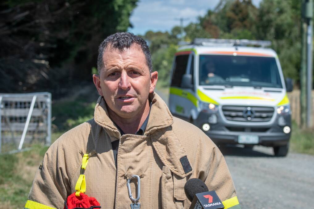 Launceston Fire Brigade district officer of operations Mark Ciantar. Picture: Paul Scambler