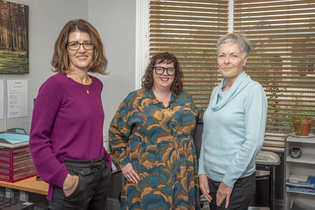 Laurel House acting team manager Suzanne Hart, chief executive Kathryn Fordyce and Disability Project officer Kim Atkins. Picture: Craig George