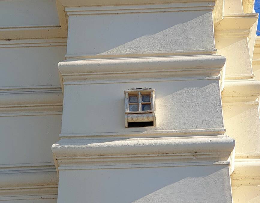 Lord Scabar has also installed some tiny windows around town. Picture: Supplied.