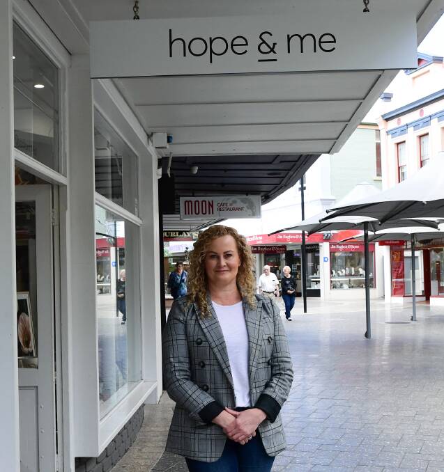 Looking forwards: Hope & Me owner Lindi McMahon said the business was able to sustain itself in part because of local support. Picture: Neil Richardson.