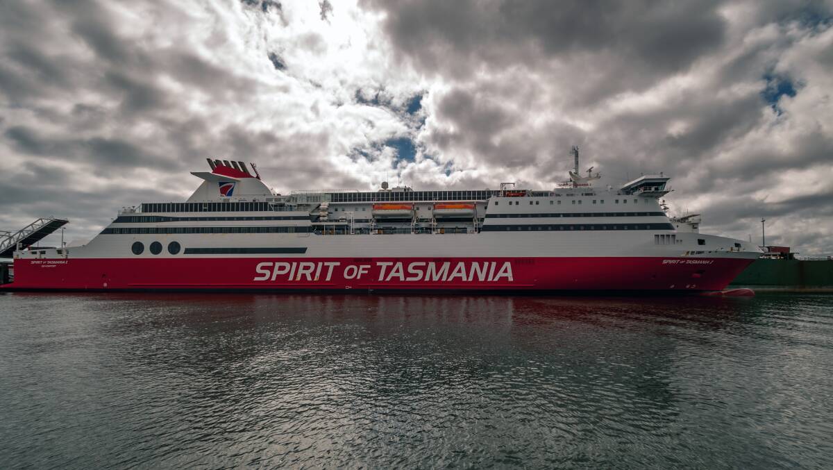 IN DOUBT: The current Spirit of Tasmania vessels will be replaced by vessels 30 per cent larger in capacaity. Picture: Phillip Biggs