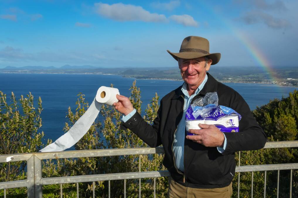 TOILET TOURISM: Waratah-Wynyard mayor Robby Walsh has been a strong supporter of the initiative. Picture: Simon Sturzaker