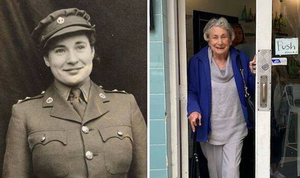 BAFFLED: Despite her wartime service as a nurse, expat Patricia Coulthard's British pension has been frozen. 