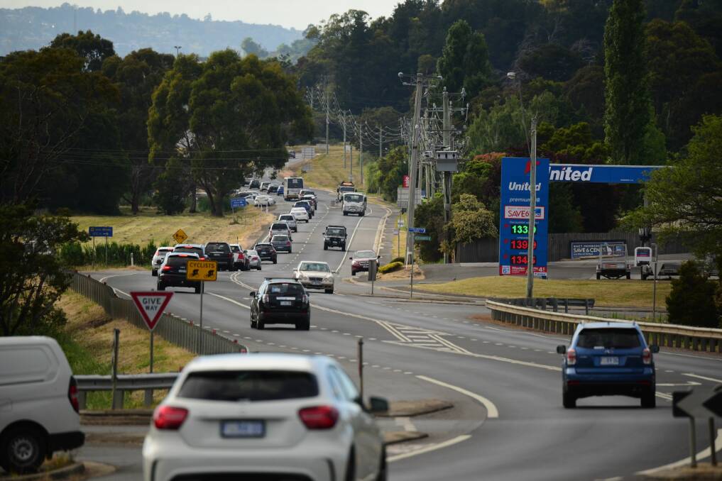 BACKED UP: The West Tamar Highway needs a plan for upgrades, the region's mayor Christina Holmdahl said. The council has turned down development because the highway is "inadequate", she said. Picture: Paul Scambler. 