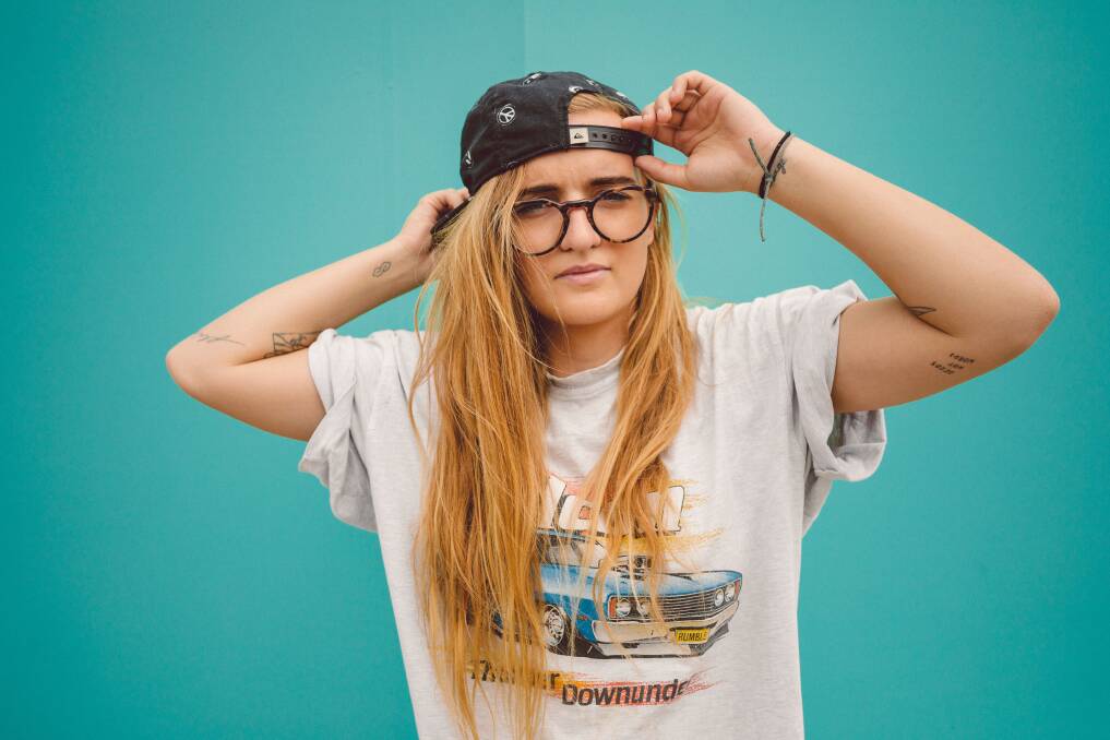 ABOUT HER: Musician Georgia Flipo, known as G-Flip, is set to party at the state's Northern premier music festival. In her first trip to Tasmania, she will preform at Party in the Paddock on Thursday. Picture: supplied