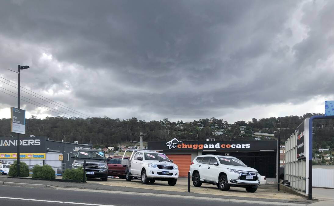 NEW PLAN: A car yard on Wellington Street is set to be transformed into a drive-thru coffee shop. Picture: Tarlia Jordan