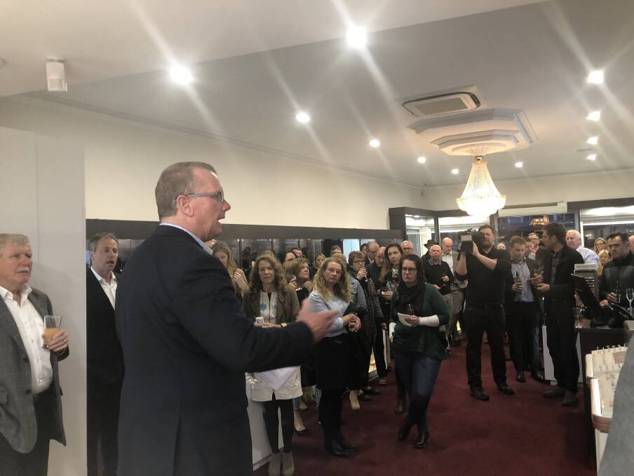 IMPROVEMENT: Launceston Chamber of Commerce chief executive Neil Grose lead a forum with business owners on Wednesday night. Picture: Tarlia Jordan