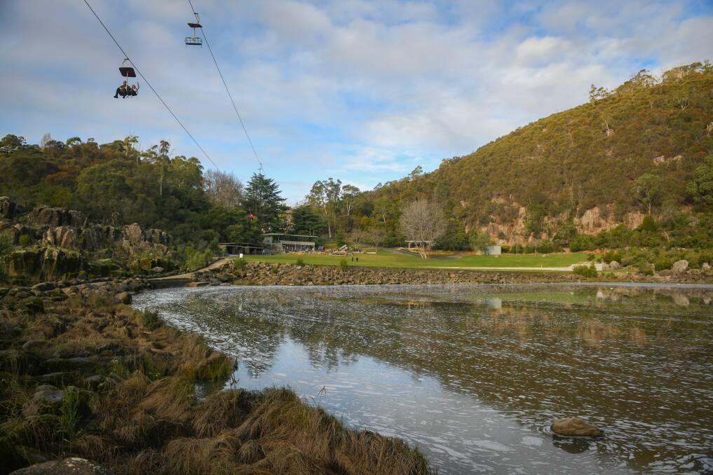 ICONIC: The Cataract Gorge is the site of a proposed Skyway. A chairlift already operates from the site. Picture: Paul Scambler