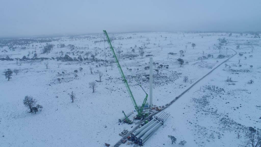 Cattle Hill Wind Farm. Picture: supplied 