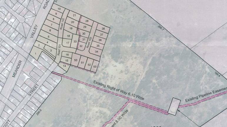 The subdivision. Picture: supplied/Meander Valley Council