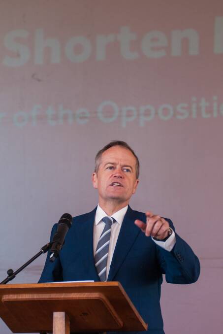 ELECTION MODE: Bill Shorten made a quick trip to Launceston on Saturday to announce a health plan worth millions. Picture: file 