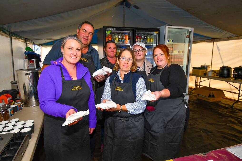 BUSY: More than 30 volunteers assisted the Bracknell Primary School Parents and Friends Association at Agfest in 2018. The association raises funds for school equipment. Picture: Scott Gelston