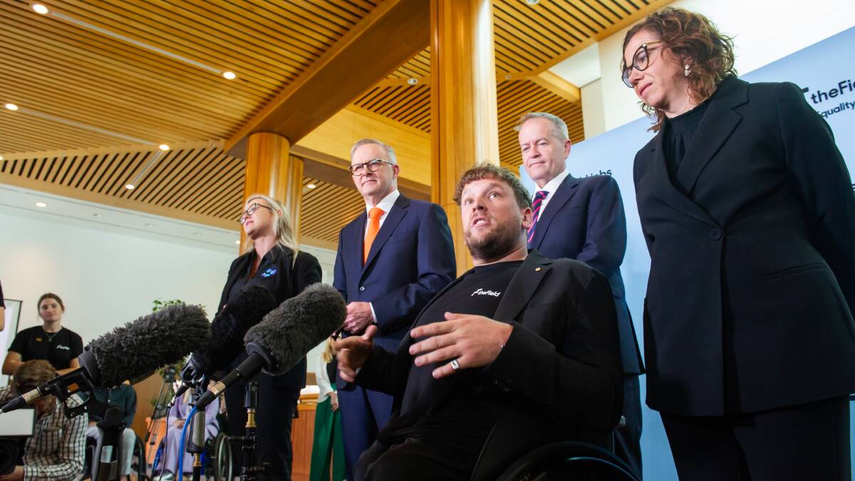 Australia of the Year Dylan Alcott said fraudsters could "go and get stuffed". Picture by Elesa Kurtz
