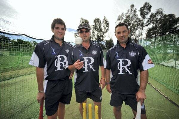 Riverside's vice captain Tom Garwood, coach  Darren Simmonds and captain Matt Shipp are ready for the Greater Northern Cup grand final.  Picture: SCOTT GELSTON