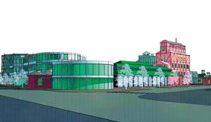 An artist's impression of the proposed $35 million Launceston Gasworks development. (1/2)