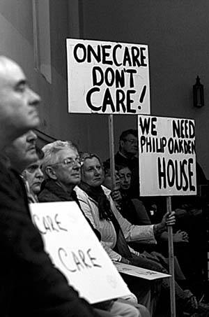 The closure of Philip Oakden House has been met by protests.