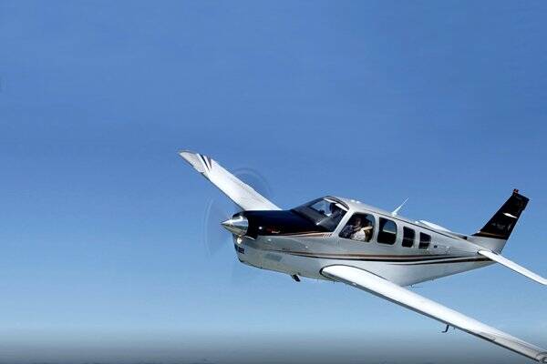 A Beechcraft Bonanza . . . CASA has grounded hundreds of light planes over safety concerns.