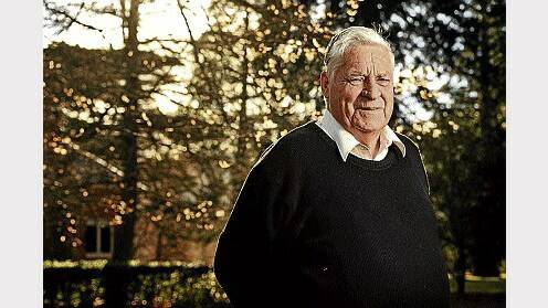 Order of Australia Medal recipient Robert Legge in the gardens of his home, Cullenwood, at St Marys. Picture: SCOTT GELSTON