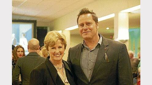 Greens leader Christine Milne and Senator Peter Whish-Wilson at the Greens' election function last night.