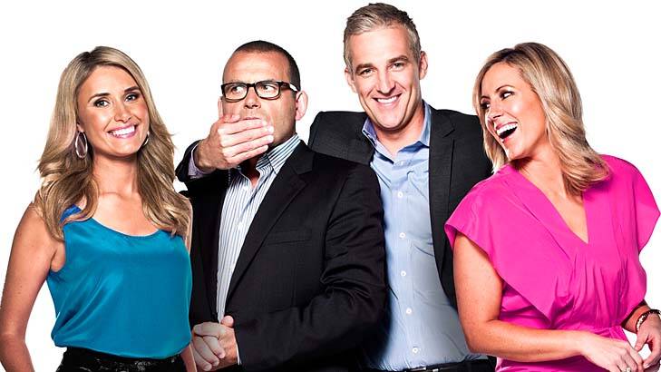 Hosts of Channel Ten's <i>Breakfast</i> show: Magdalena Roze, Paul Henry, Andrew Rochford and Kathryn Robinson.