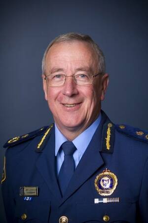 Tasmanian Police Commissioner Jack Johnston