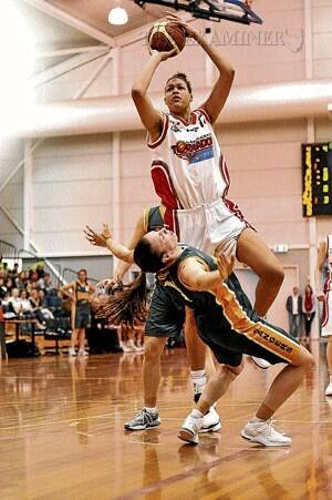 Liz Cambage in action for the Tornadoes this year. Picture: SCOTT GELSTON