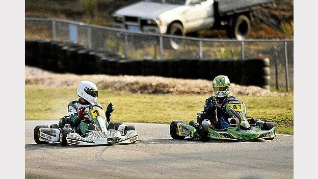 Launceston Kart Club members Zane Wyatt and Daimon Shelton will race in the nation's premier series of karting, with the first round to be held at Ipswich in a fortnight.
