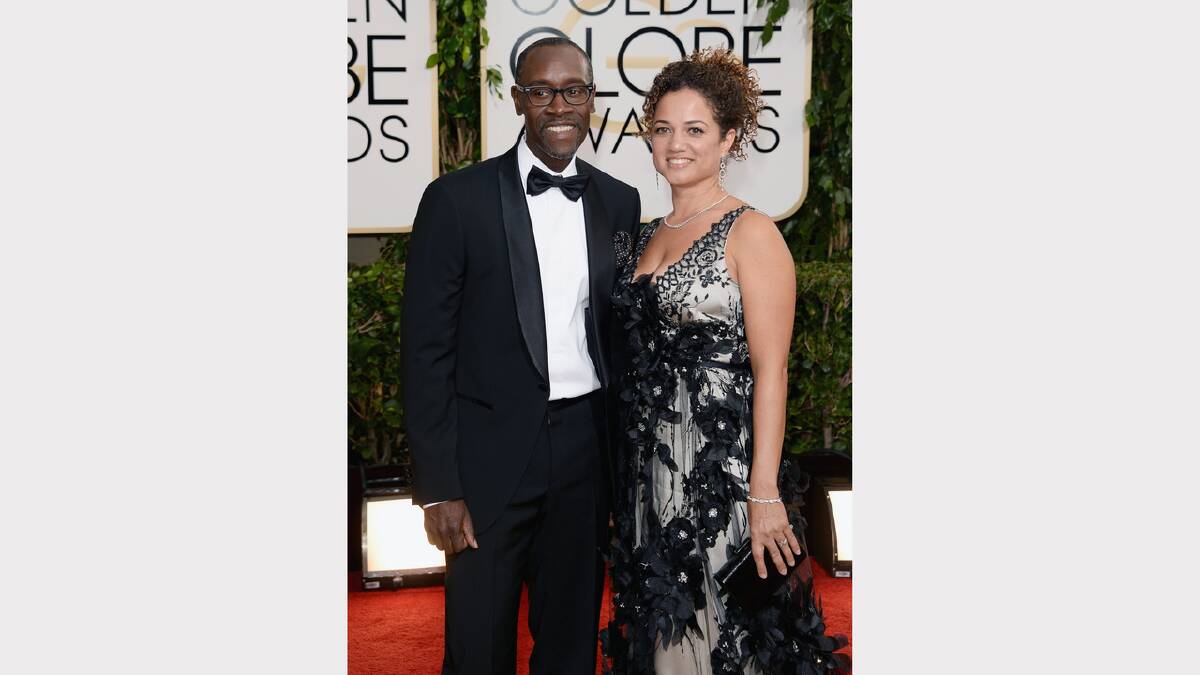  Don Cheadle and wife Bridgid Coulture. Picture: Getty Images