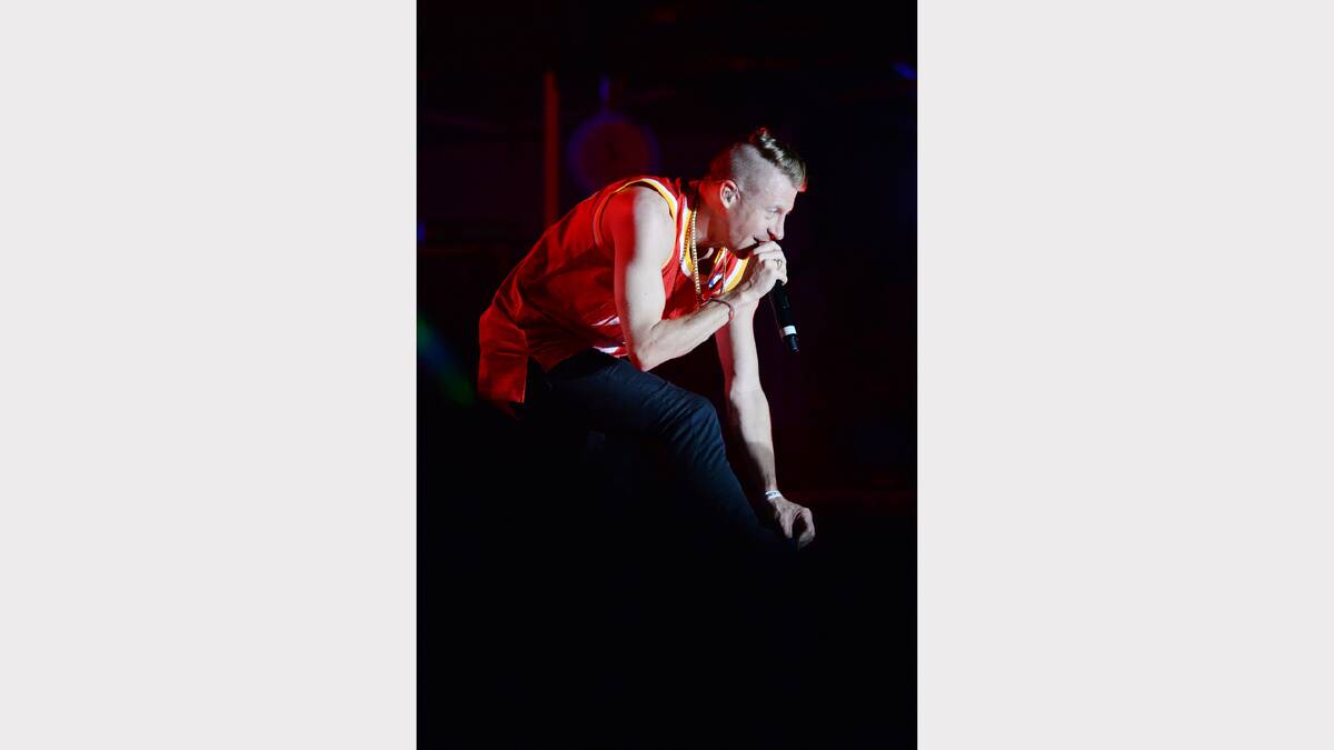 Chart-toppers Macklemore and Ryan Lewis closed Breath of Life 2014. Picture: Mark Jesser