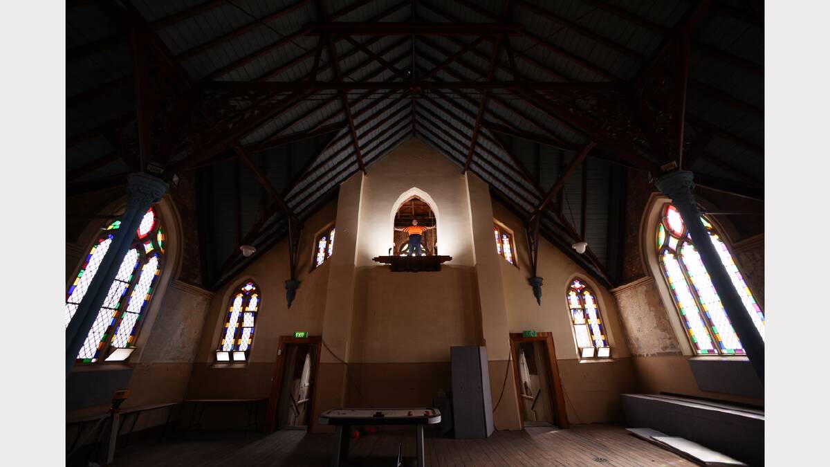 Step inside the mystery that is Launceston's Chalmers Church, soon to be given a makeover by Walker Designs. Picture: Scott Gelston