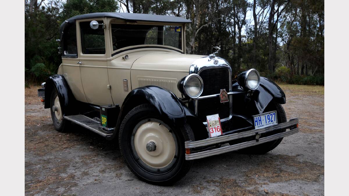 The nut: John Gale. The car: 1927 Studebaker. Picture: Geoff Robson