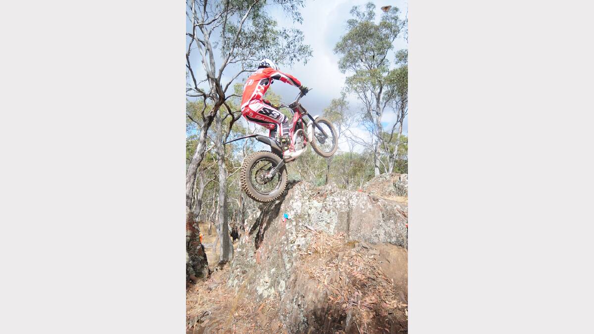 About 75 riders, including about 25 from the mainland, contested the first round of the two-day Tasmanian Trials Titles, at Powranna. Picture: Peter Sanders
