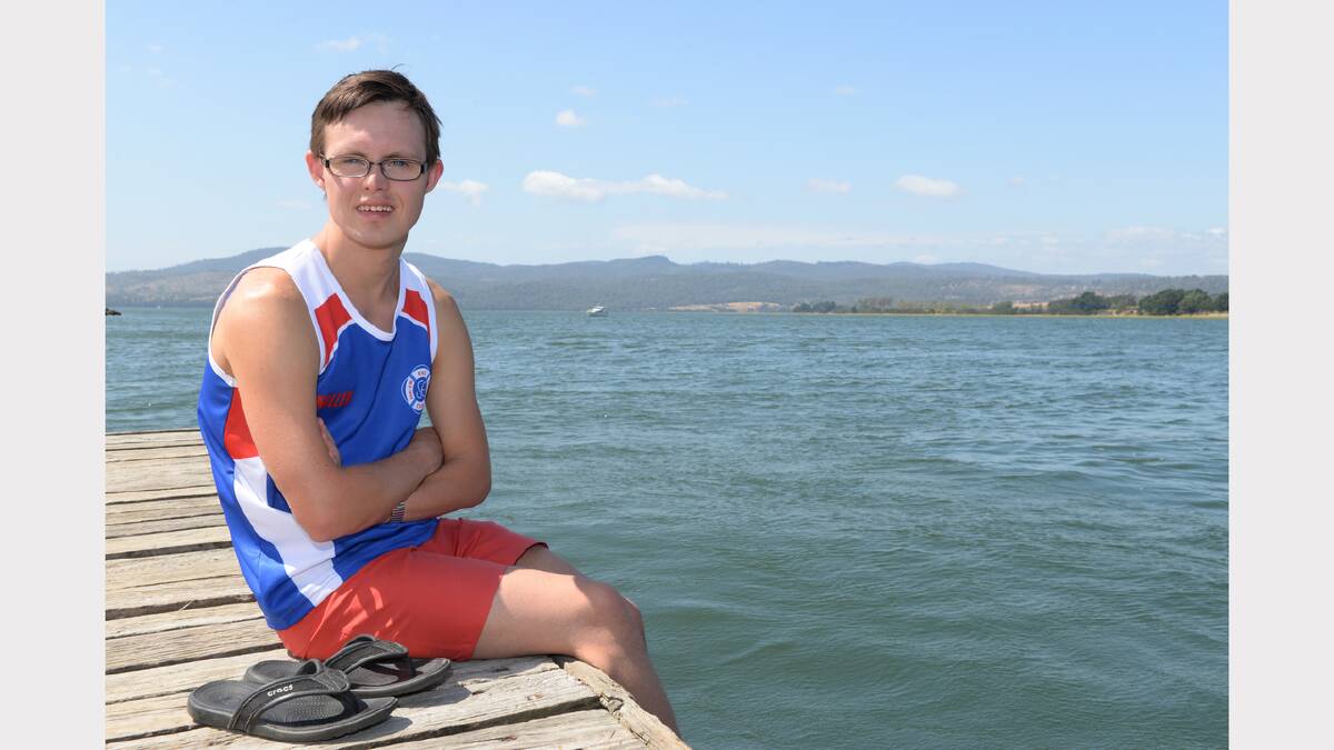 Aran Miller, 19, of Exeter, had his 200-metre backstroke record ratified by the Down Syndrome International Swimming Organisation yesterday. Picture: MARK JESSER.