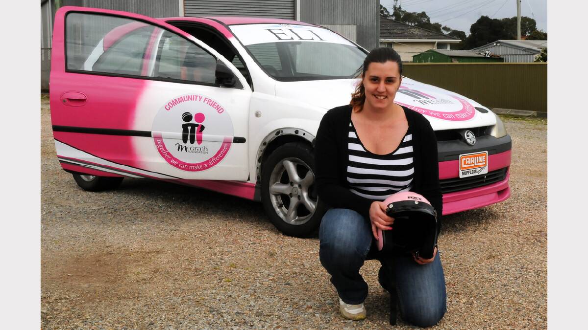 The nut: Tameeka Abbott. The car: 2001 Holden Barina. Picture: Neil Richardson