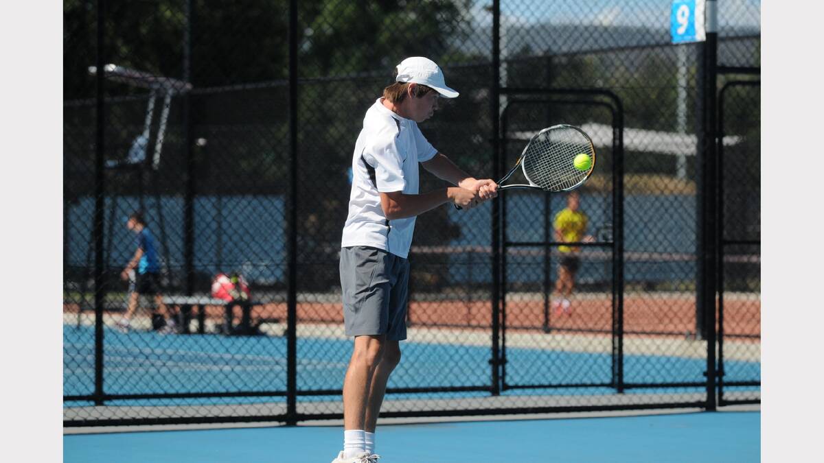 Qualifying at the Tasmanian Open, being played at the Launceston Regional Tennis Centre. Picture: Paul Scambler