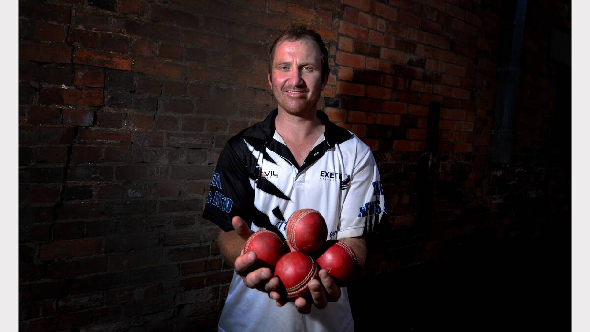 Right-arm fast bowler Adam Bourke took a stunning five wickets in five consecutive balls. Picture: Geoff Robson