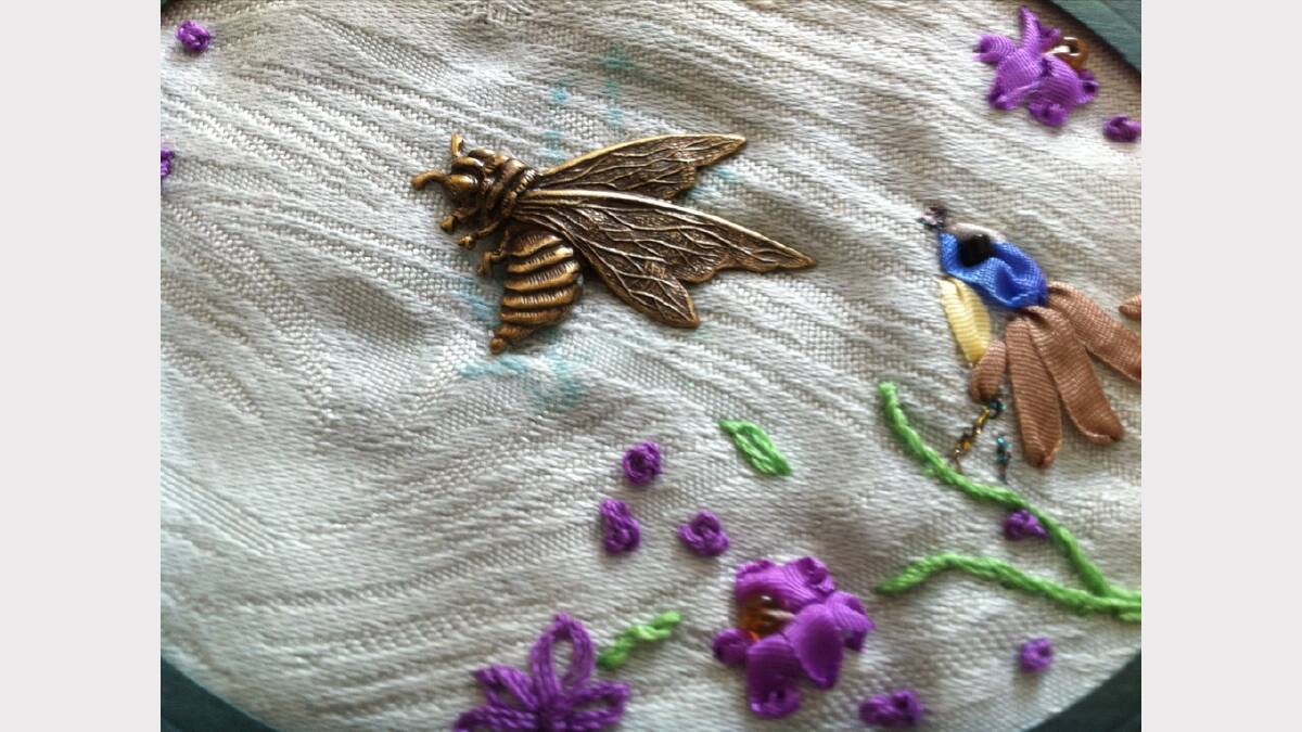 ''Ribbon embroidery.'' Photo sent in by Jeanette Ashdown. 