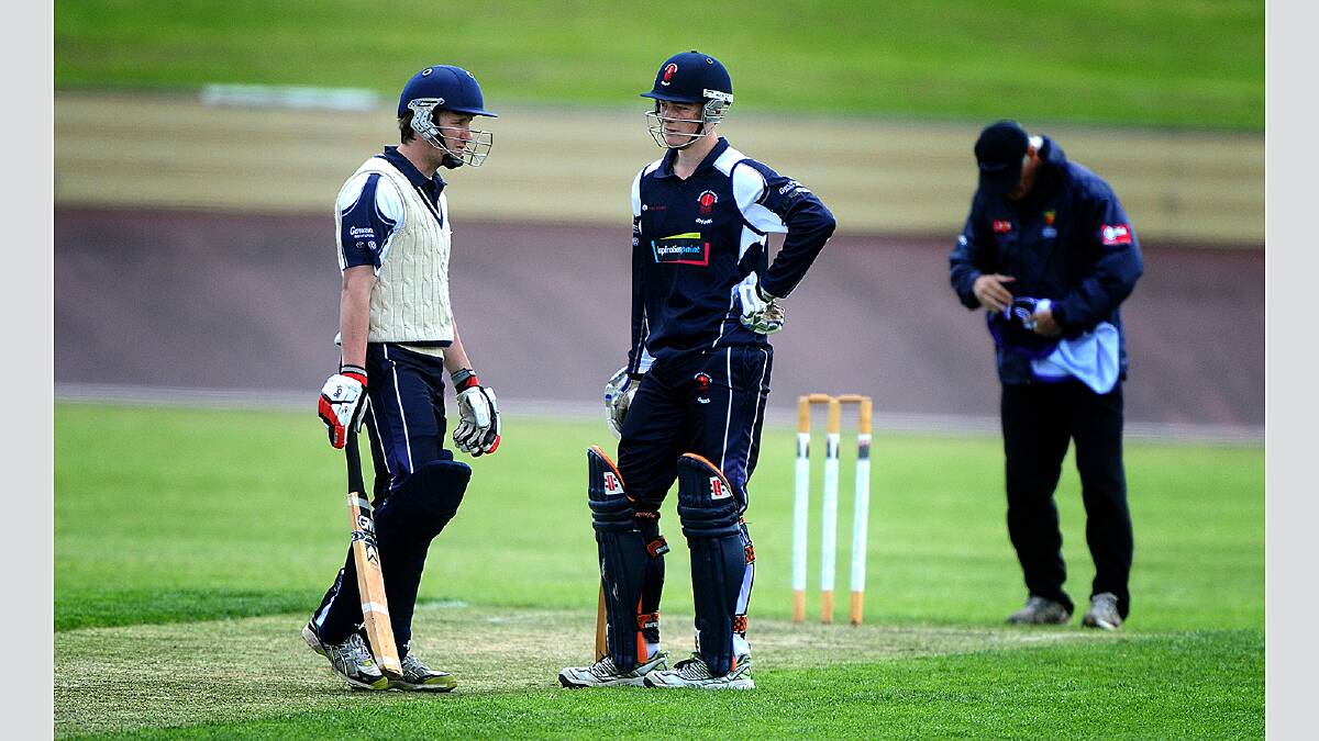 Cricket North West: Devonport v Burnie. Picture: Geoff Robson.
