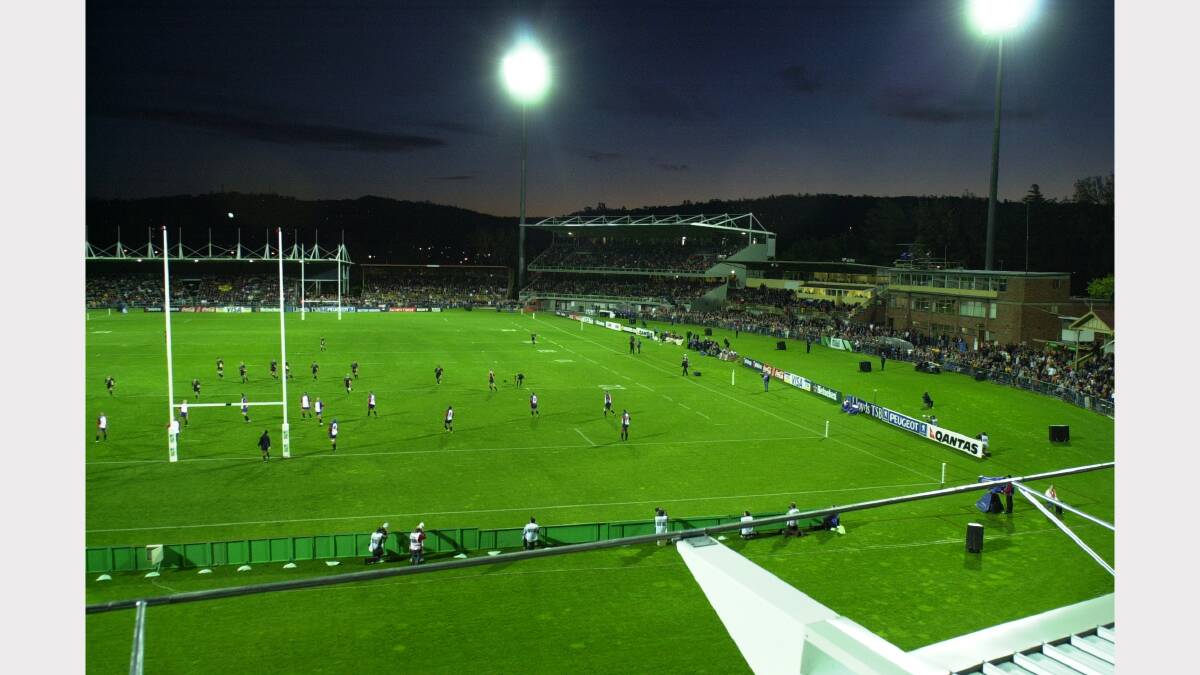 The scene of Launceston's Rugby World Cup match a decade ago.