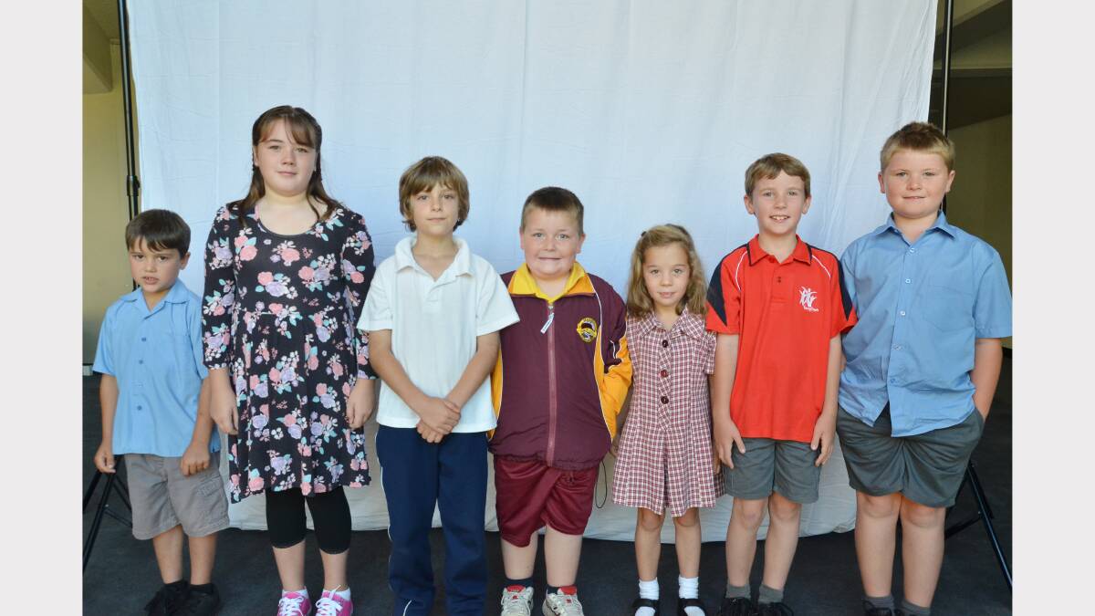 Merit: Tom McCullagh, of Riverside Primary School, Gabrielle Duncan and Noah Curtis, both of Westbury Primary School, Brady Banfield and Erin Mackenzie, both of Bracknell Primary School, and Joshua Belbin, of Youngtown Primary School.