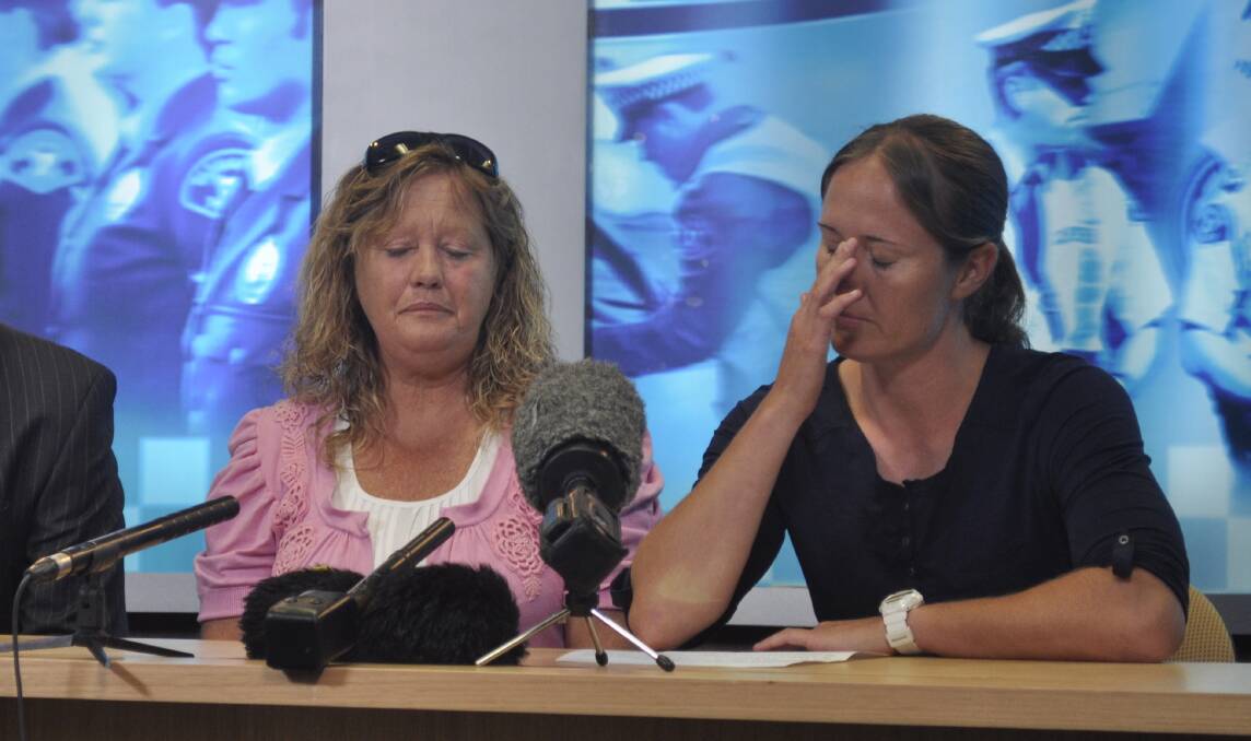 Missing woman Jodi Michele Eaton's mother Margaret Pickrell and sister Sandra Eaton are appealing for information.