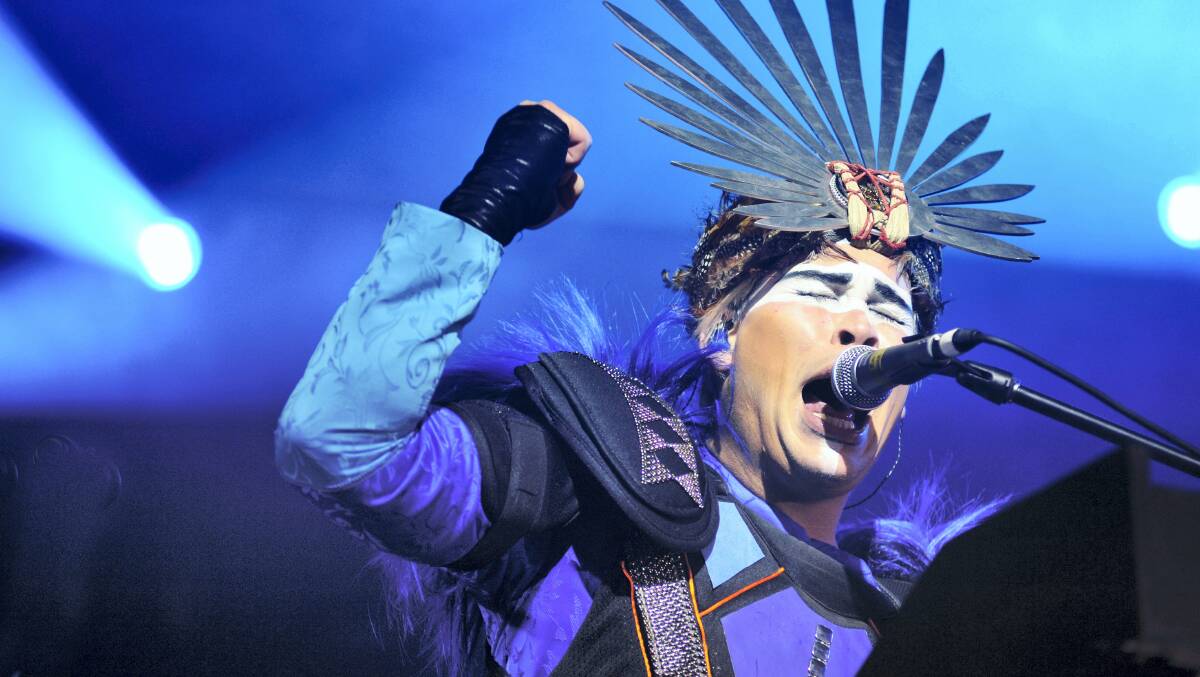 Empire of the Sun front man Luke Steele is sure to cause a sensation at the Breath of Life festival tomorrow.