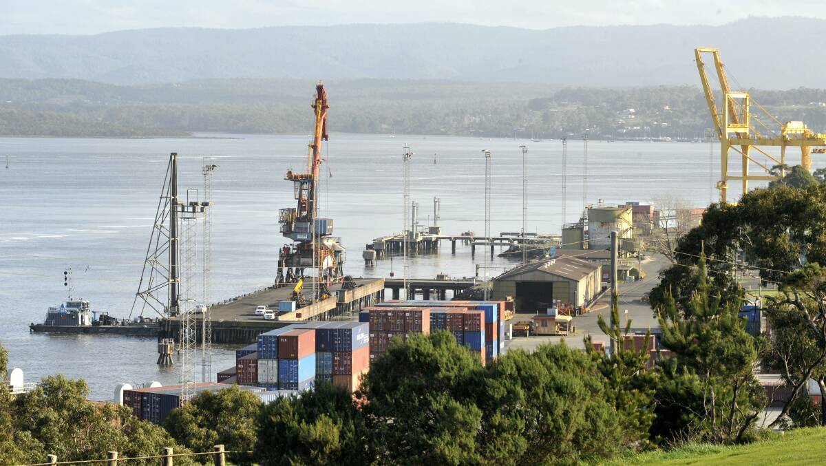 The Bell Bay port, north of Launceston, last year lost its weekly container service to Singapore.