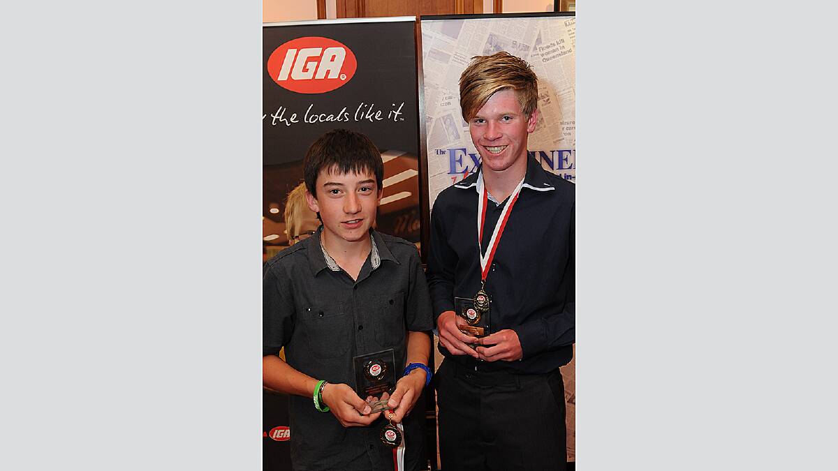 Junior Sports Awards 2012, Country Club: Male individual runners up Hayden Di Cocco-Grant and Matthew Hosie